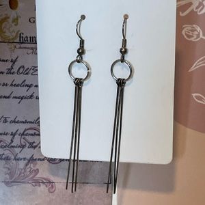 💫vintage silver dangle earrings